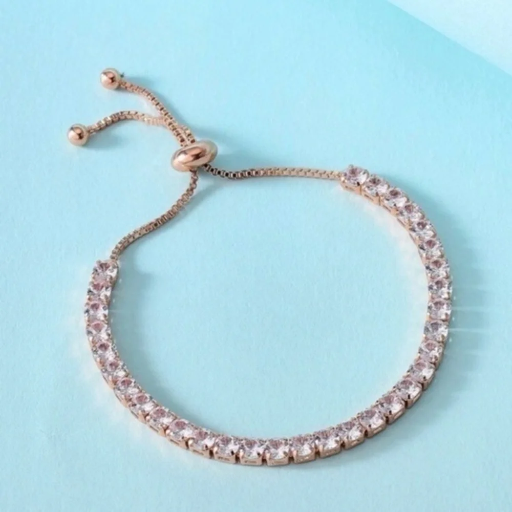 3/$30 ❤️ Adjustable Rhinestone Bracelet - Picture 1 of 2